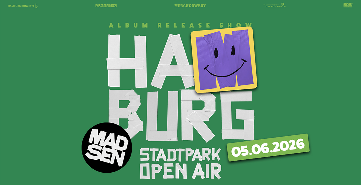 Tickets MADSEN, SMILE 2026 Releaseshow in Hamburg